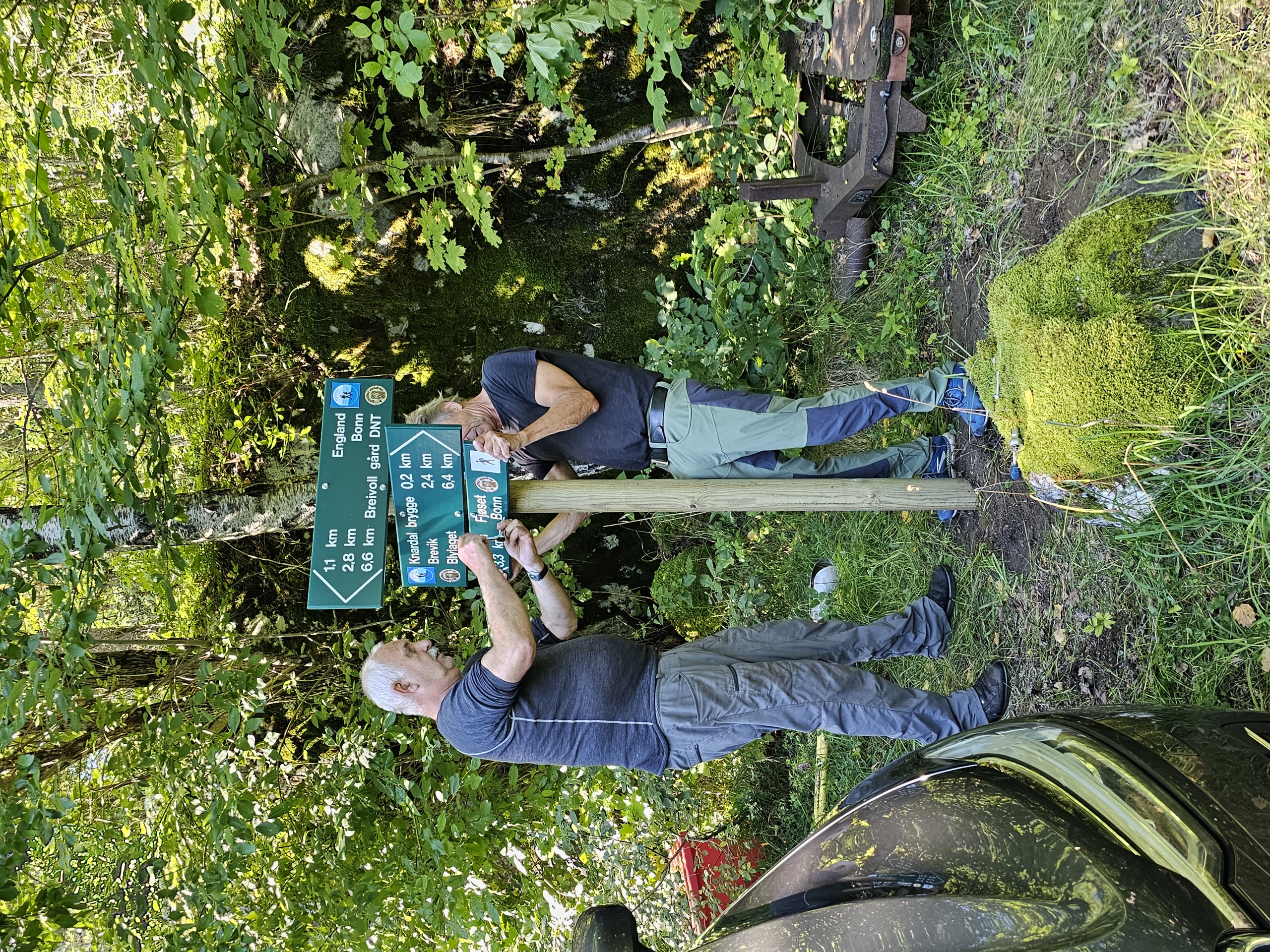 Frognmarkas Venner merker kyststien