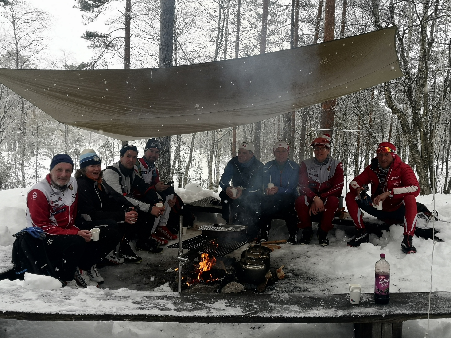 Frogn På Langs på ski 18. februar. Suksess!