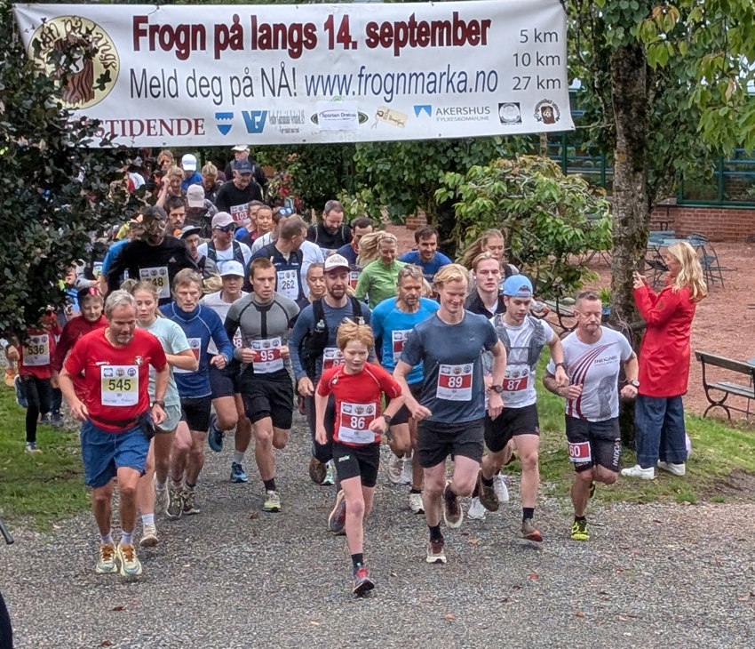 Frogn på langs 2025. Vått og fantastisk